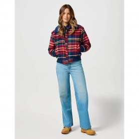 дънки,дамски,панталони,wrangler,112356417,loose,straight,jeans,terra,(red)