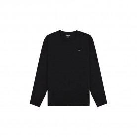 тениска,мъжки,тениски,wrangler,112357361,long,sleeve,t,shirt,black,(black)