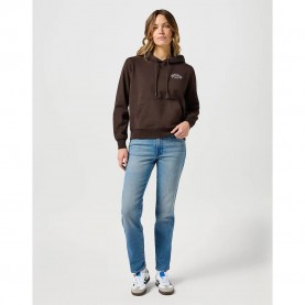 дънки,дамски,панталони,wrangler,sunset,jeans,dusty,indigo,(brown)