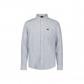 риза,с,дълъг,ръкав,мъжки,ризи,lee,button,down,long,sleeve,shirt,blue,(blue,stripe)