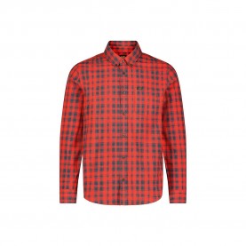 риза,с,дълъг,ръкав,дамски,ризи,мъжки,ризи,lee,button,down,long,sleeve,shirt,red,(red)
