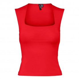 тениска,дамски,тениски,vero,moda,million,sleeveless,t,shirt,high,risk,red,(red)