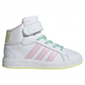 маратонки,детски,маратонки,adidas,grand,court,mid,trainers,white,(ftwr,white,clear,pink,ice,yellow)