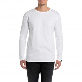 тениска,мъжки,тениски,replay,m3592a.000.2660,long,sleeve,t,shirt,white,(white)