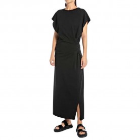 рокля,дамски,поли,и,рокли,replay,w9141,.000.23398p,short,sleeve,long,dress,black