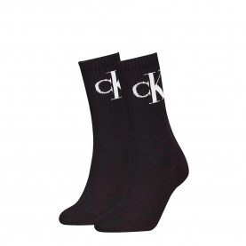 чорапи,дамски,чорапи,calvin,klein,701228811,crew,socks,2,units,black
