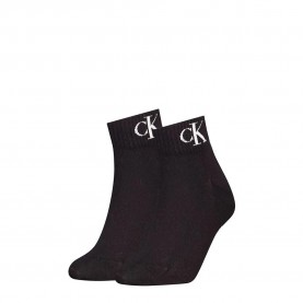 чорапи,дамски,чорапи,calvin,klein,701228813,quarter,short,socks,2,units,black,(black)