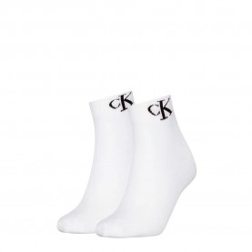чорапи,дамски,чорапи,calvin,klein,701228813,quarter,short,socks,2,units,white