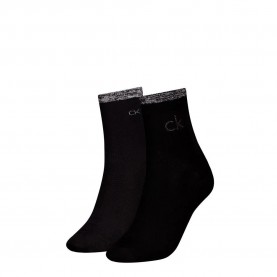 чорапи,дамски,чорапи,calvin,klein,701229680,short,socks,2,units,black,(black)