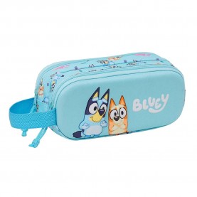 канцеларски,принадлежности,safta,bluey,3d,double,pencil,case,blue,(multicolor)