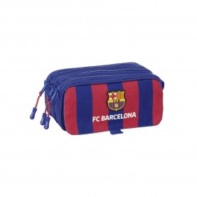 канцеларски,принадлежности,safta,f.c,barcelona,big,triple,pencil,case,red,blue,(multicolor)