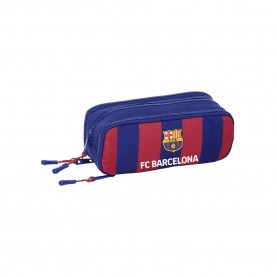 канцеларски,принадлежности,safta,f.c,barcelona,drop,down,triple,pencil,case,blue,(multicolor)