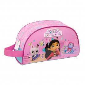 чанта,тоалетни,принадлежности,safta,gabby´s,dollhouse,party,cosmetic,bag,multicolor,(pink)