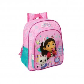раница,раници,safta,612427185,gabby´s,dollhouse,party,10l,32x43x14,cm,backpack,multicolor,(pink)