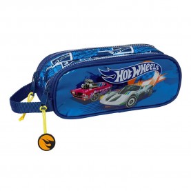 канцеларски,принадлежности,safta,hot,wheels,sonny,double,pencil,case,blue,(multicolor)