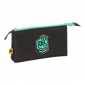 канцеларски,принадлежности,safta,kings,league,el,barrio,triple,pencil,case,black,(multicolor)