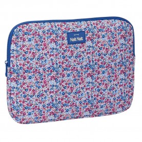 всички,чанти,safta,nait,nait,flores,coimbra,14´´,laptop,sleeve,blue,(multicolor)
