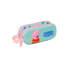 канцеларски,принадлежности,safta,peppa,pig,3d,double,pencil,case,multicolor,(multicolor)