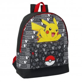 раница,раници,safta,3738,pokémon,15.36l,32x40x12,cm,backpack,black,grey,(multicolor)