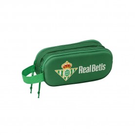 канцеларски,принадлежности,safta,real,betis,balompie,3d,double,pencil,case,green,(multicolor)