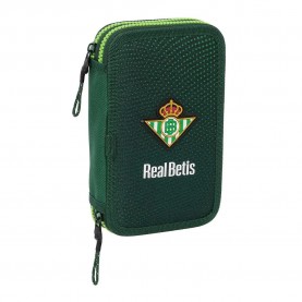 канцеларски,принадлежности,safta,real,betis,balompie,double,filled,pencil,case,28,units,green,(multicolor)