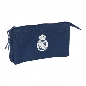 канцеларски,принадлежности,safta,real,madrid,chica,triple,pencil,case,blue,(marine)