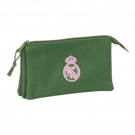 канцеларски,принадлежности,safta,real,madrid,chica,triple,real,madrid,pencil,case,khaki,(green)