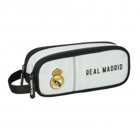 канцеларски,принадлежности,safta,real,madrid,first,kit,24,25,double,pencil,case,white,(multicolor)