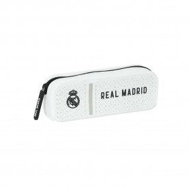 канцеларски,принадлежности,safta,real,madrid,first,kit,24,25,silicone,square,pencil,case,white,(multicolor)