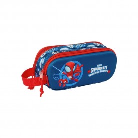 канцеларски,принадлежности,safta,spidey,3d,double,pencil,case,blue,(multicolor)