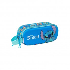 ученически,принадлежности,safta,stitch,3d,double,pencil,case,multicolor