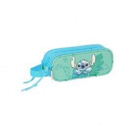 Safta Stitch Aloha Double pencil case - Blue (Multicolor) канцеларски,принадлежности,safta,stitch,aloha,double,pencil,case,blue,(multicolor)