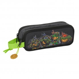 канцеларски,принадлежности,safta,tortugas,ninja,double,pencil,case,black,(multicolor)