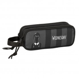 канцеларски,принадлежности,safta,wednesday,double,pencil,case,black,(multicolor)