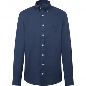 риза,с,дълъг,ръкав,мъжки,ризи,hackett,dyed,oxford,long,sleeve,shirt,navy,(blue)