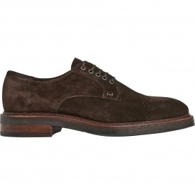 Обувки Hackett Egmont Velvet shoes - Dark Brown обувки,мъжки,обувки,hackett,egmont,velvet,shoes,dark,brown