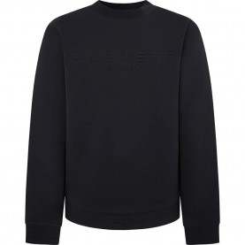 блуза,мъжки,пуловери,hackett,embossed,sweatshirt,black