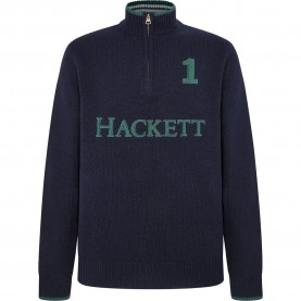 блуза,мъжки,пуловери,hackett,hm703226,half,zip,sweater,chambray,blue,(blue)