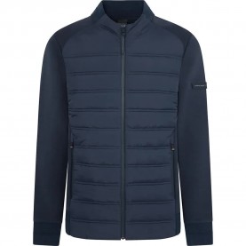 блуза,мъжки,пуловери,hackett,hybrid,quilt,full,zip,sweatshirt,blue
