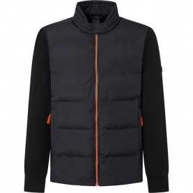 блуза,мъжки,пуловери,hackett,piste,quilt,full,zip,sweatshirt,black