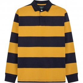 мъжки,блузи,с,яка,hackett,rugby,long,sleeve,polo,yellow,black,(navy,gold)
