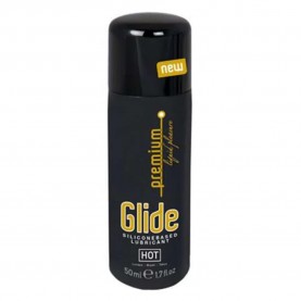 Hot Premium 50ml lubricant - Golden (Clear) хигиена,тяло,hot,premium,50ml,lubricant,golden,(clear)