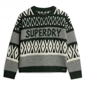 блуза,дамски,пуловери,дамски,плетени,дрехи,superdry,branded,pattern,sweater,green