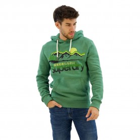 суичър,мъжки,пуловери,superdry,cl,great,outdoors,graphic,hoodie,winter,mint,marl,(green)