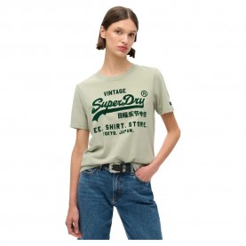 тениска,дамски,тениски,superdry,classic,vl,graphic,relaxed,short,sleeve,t,shirt,seagrass,green,(green)