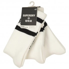 чорапи,мъжки,чорапи,superdry,coolmax,socks,3,pairs,white,pack,(beige)