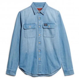 тениска,мъжки,тениски,superdry,embroidered,workwear,long,sleeve,t,shirt,blue