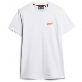 тениска,мъжки,тениски,superdry,essential,logo,embroidered,short,sleeve,t,shirt,optic,hazard,orange,(white)