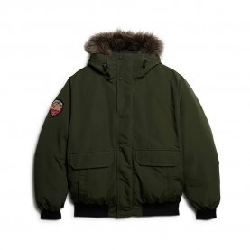 яке,мъжки,якета,superdry,everest,faux,fur,bomber,jacket,army,green,(green)