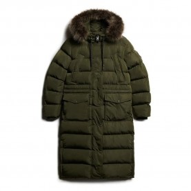 яке,дамски,якета,и,палта,superdry,everest,faux,fur,longline,jacket,green,(army,khaki)